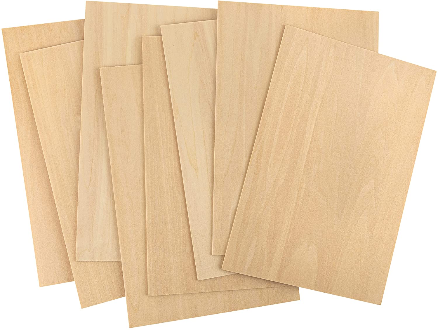 Basswood Sheets 12x8x1/16 16 Pack