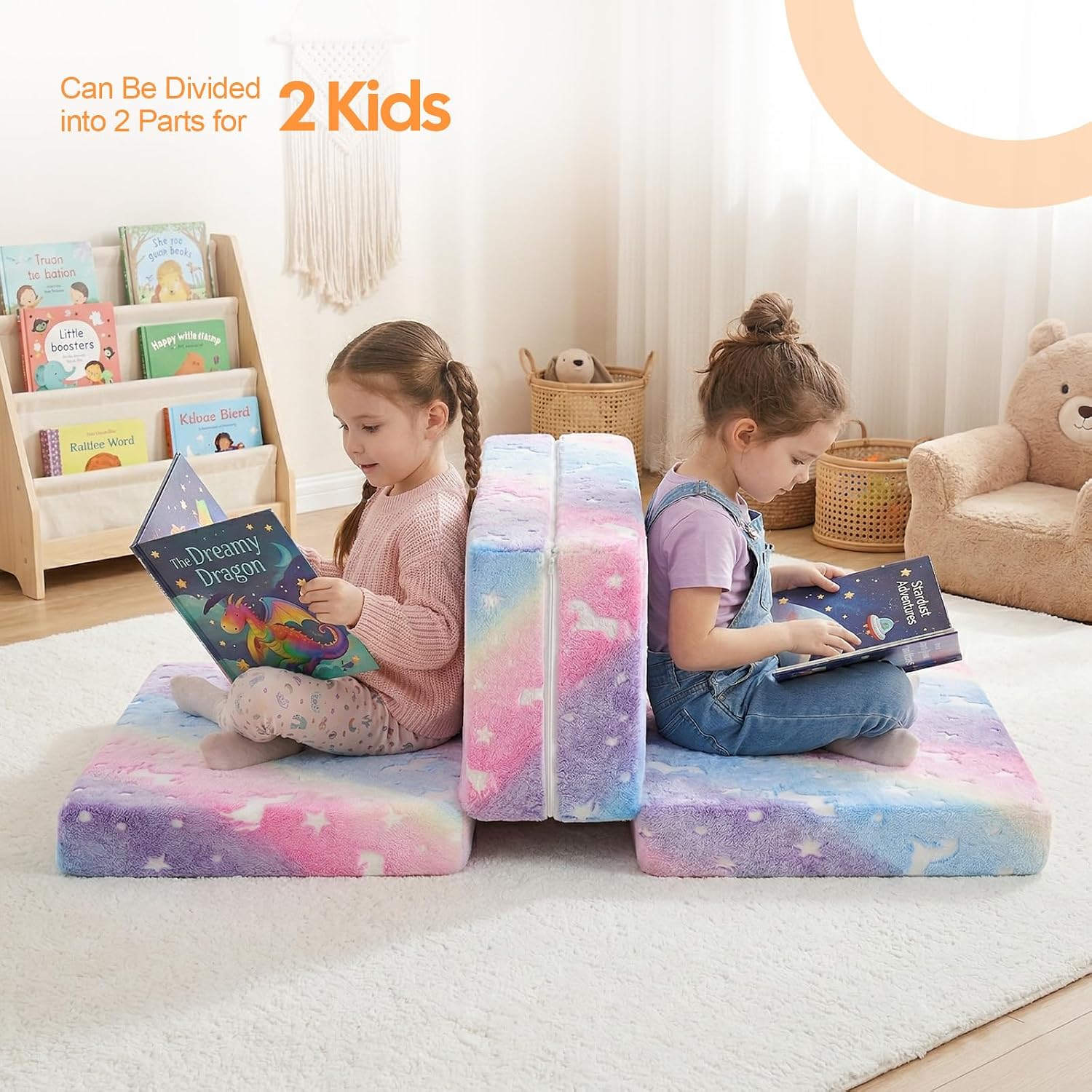 Kids Trifold Floor Mattress, 63"x26"