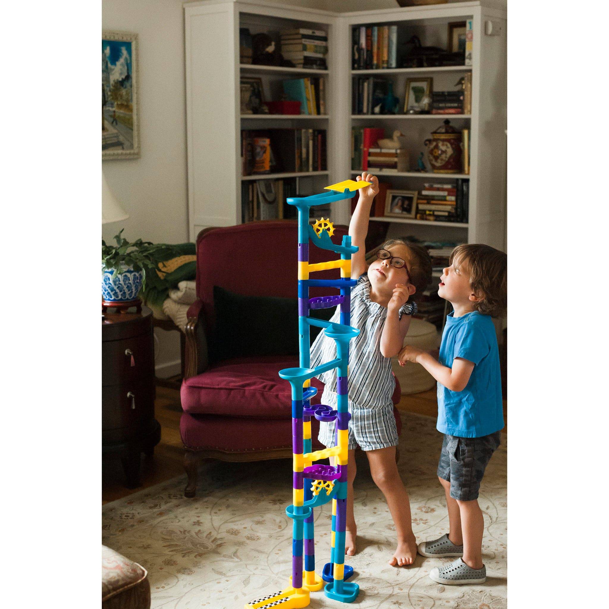 Marbleworks Ultra Grand Prix Set Racing Marble Run