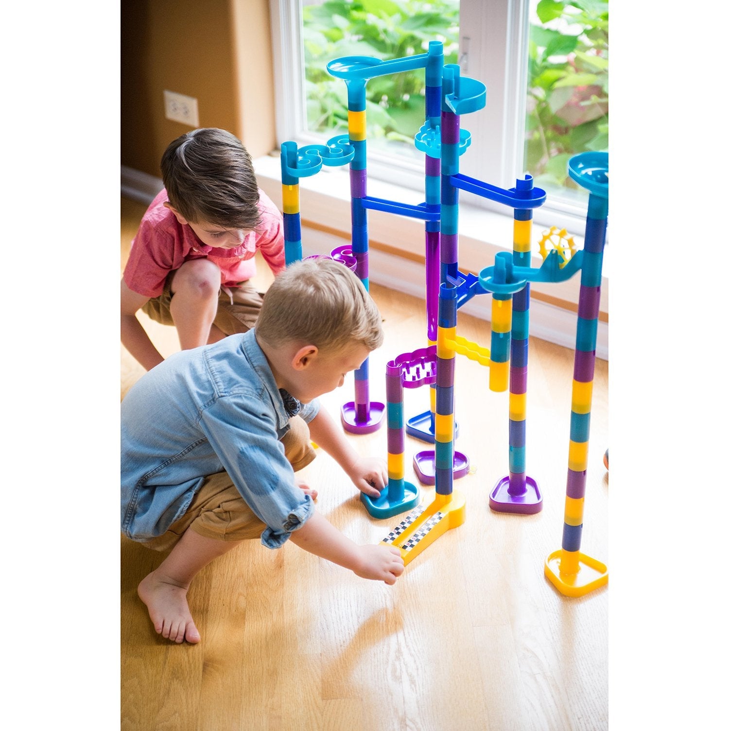 Marbleworks Ultra Grand Prix Set Racing Marble Run