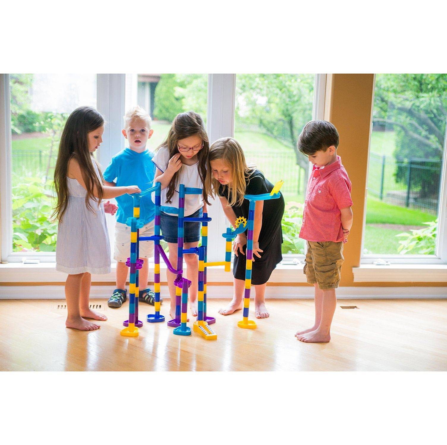 Marbleworks Ultra Grand Prix Set Racing Marble Run