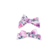 Rose Abundance - 2 Pack Bow Clips