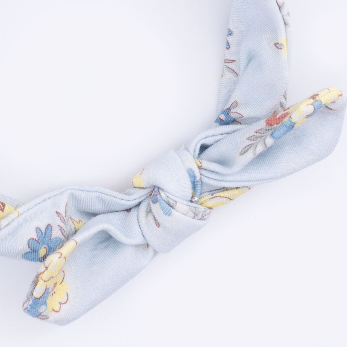Country Stitch Floral  - Kimono Gown & Knot Headband