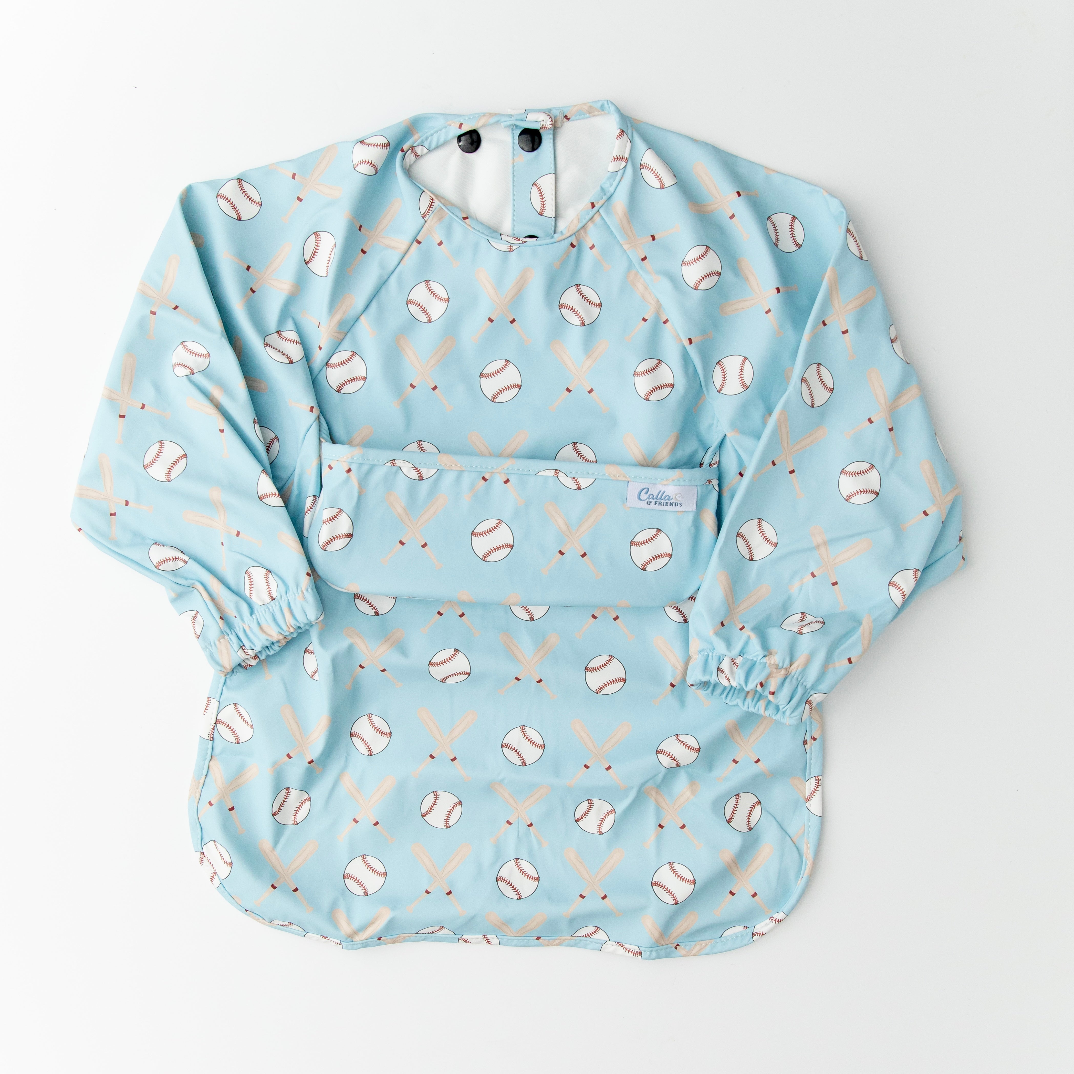 The Grayson Long Sleeve Bib - Baseball