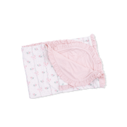 Dainty Buds And Bows - Ruffle Blanket