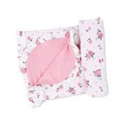 Pink Rosettes - Ruffle Blanket