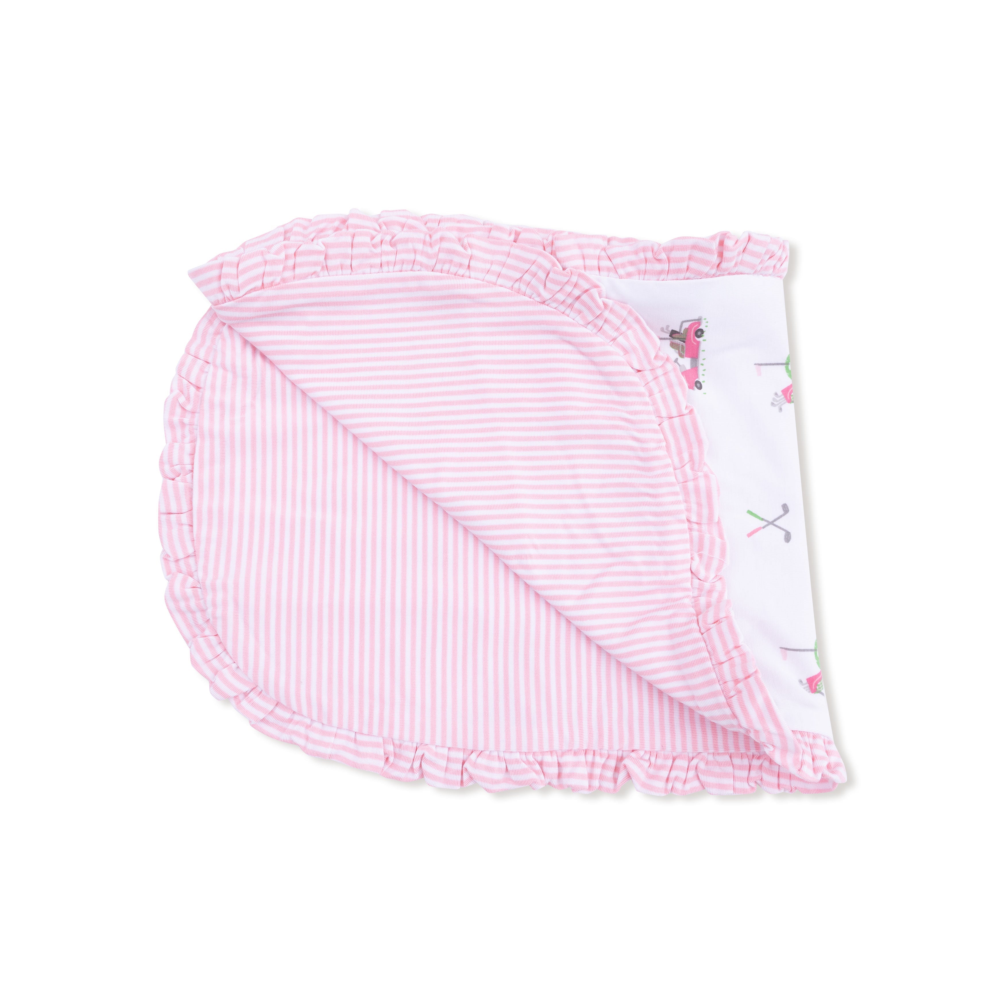 Ruffle Burp Cloth