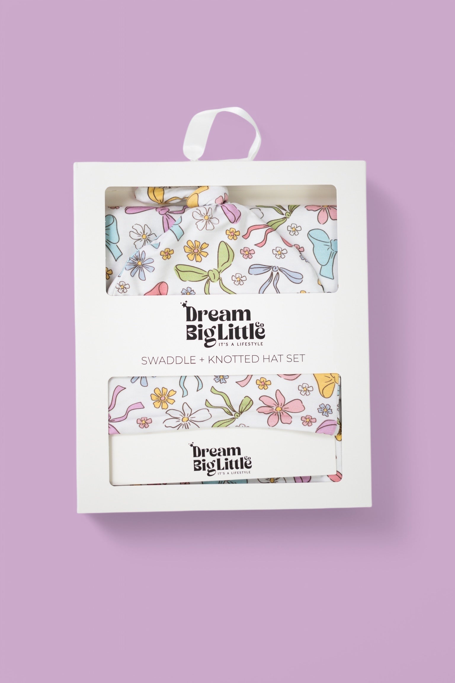 Bow Garden Dream Swaddle & Beanie