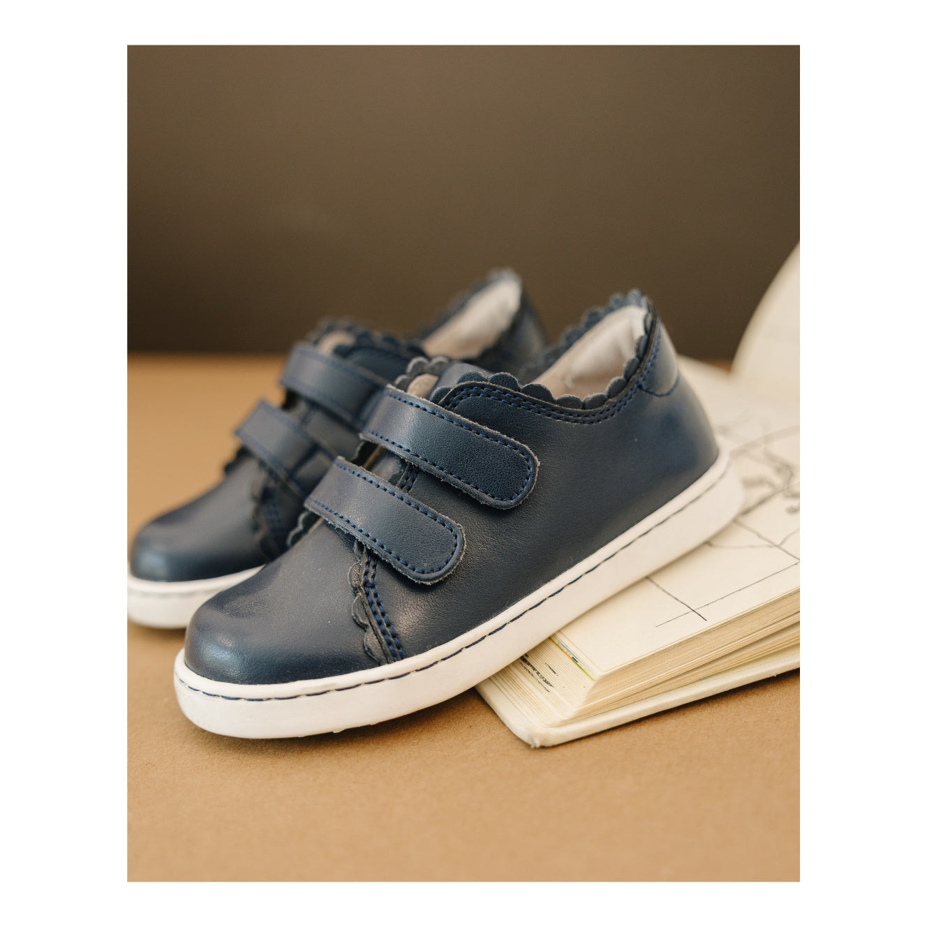 Caroline Scalloped Sneaker