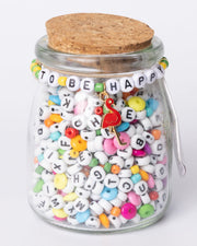 Be Happy Beachy Diy Bead Jar