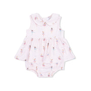 Petite Ballet  - Peter Pan Collar Bubble With Skirt