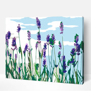 Lavender Field – Paint By Numbers Kit | Artwille | 14x18 Inch Canvas