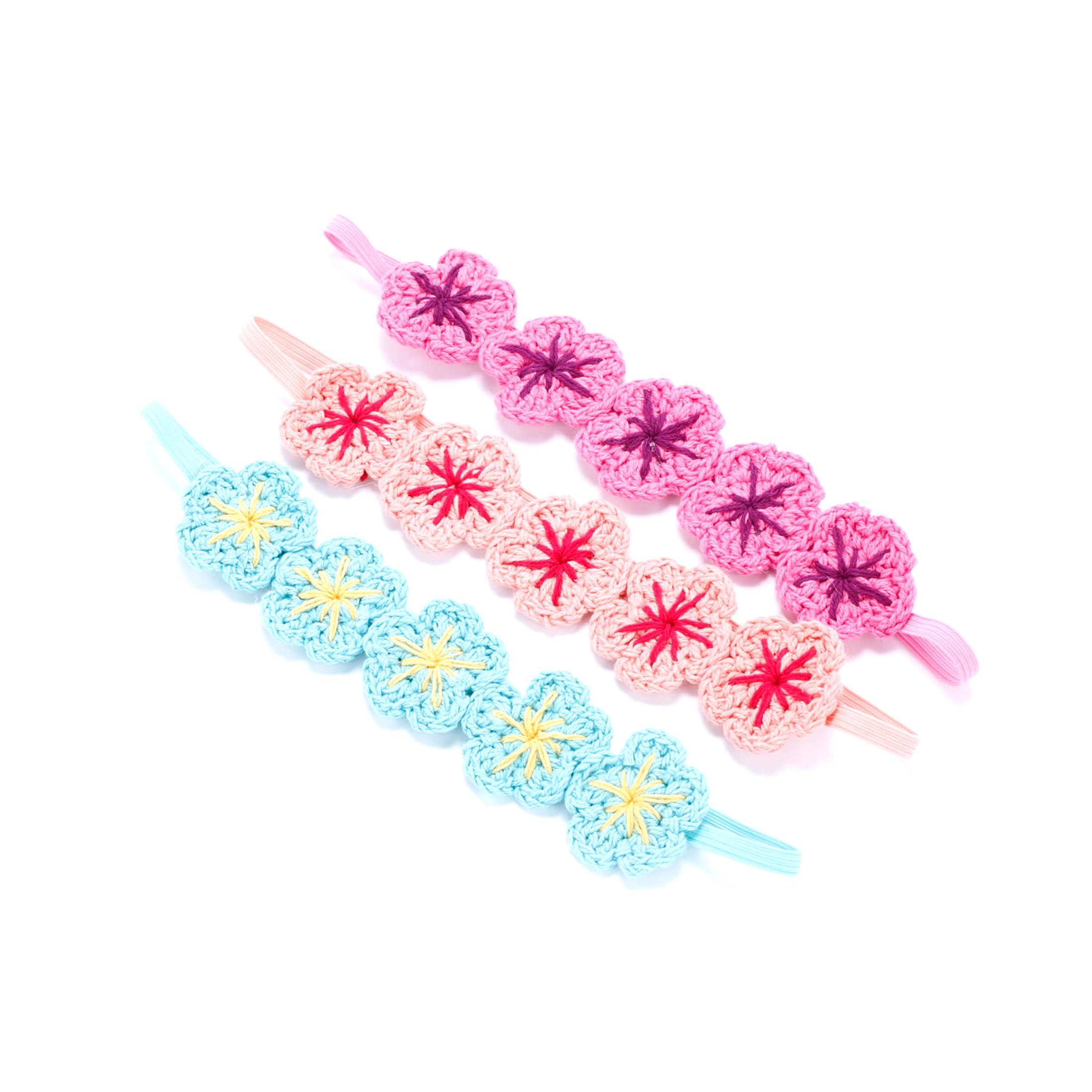 Girls Flower Crown Headband (age 3-8 Years) - Unique Design, Artisan Knit Hairband For Toddlers And Young Girls
