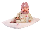 17.3" Soft Body Newborn Doll Penny with Cushion