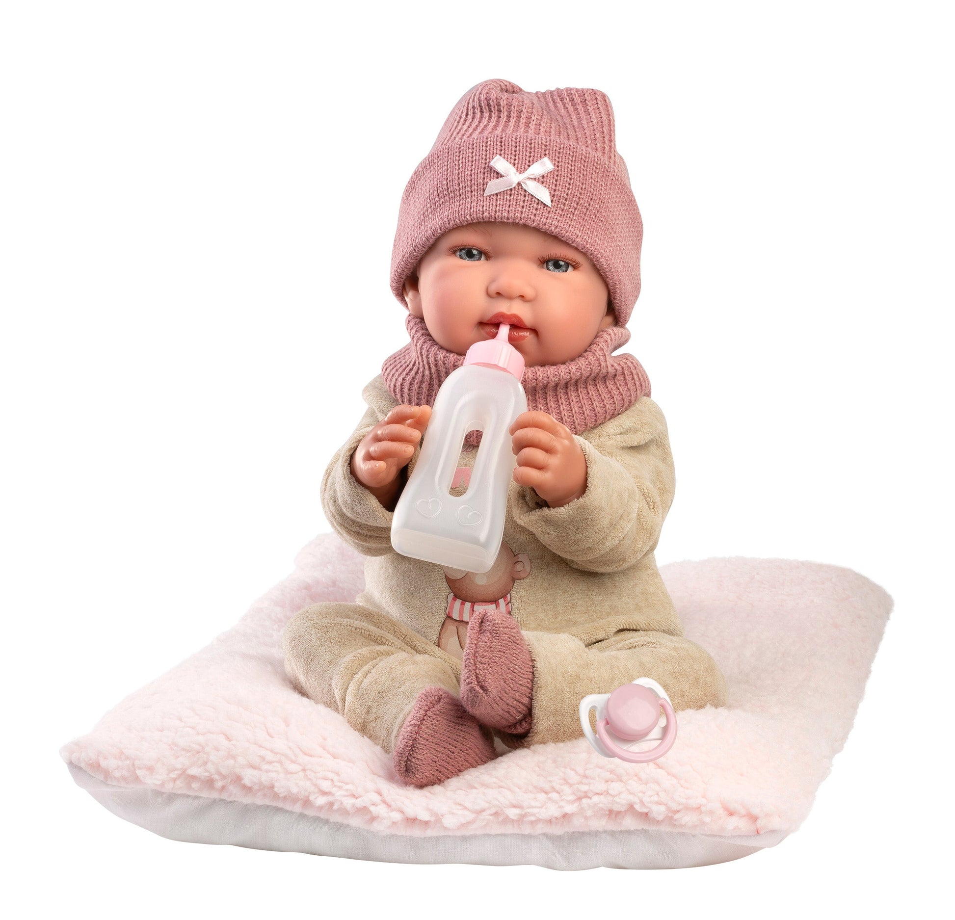17.3" Soft Body Newborn Doll Penny with Cushion