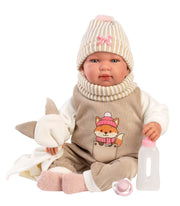 17.3" Soft Body Newborn Doll Simone with Doudou