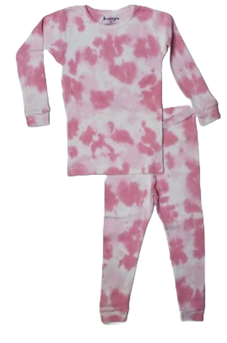 ️kids Cotton Tie Dye Pajamas - Chloe