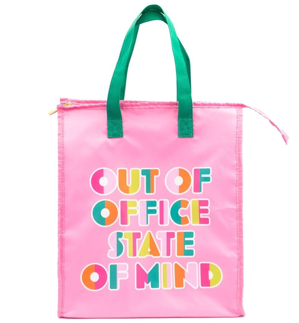 Out Of Office State Of Mind Insulated Tote Bag