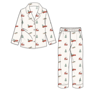 Little Red Truck Youth Unisex Button Down Set