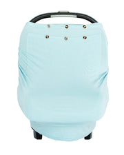® Luxe Bamboo Multi-use Antimicrobial Air Filtering Infant Cover Sky Blue