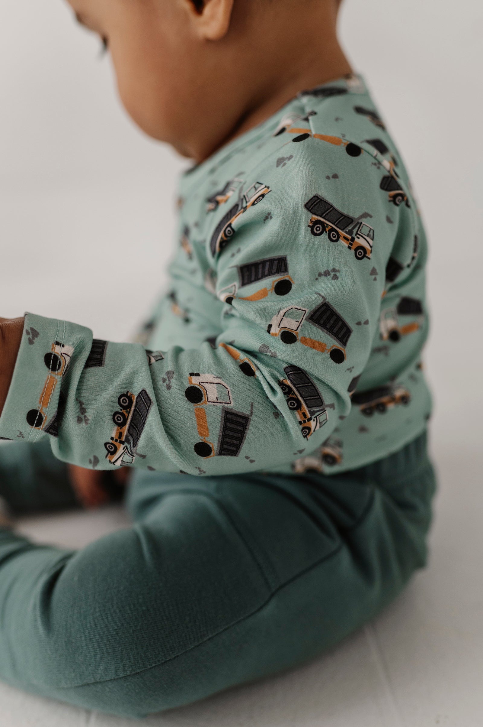 Baby Boy Pocket Pants In Atlantic