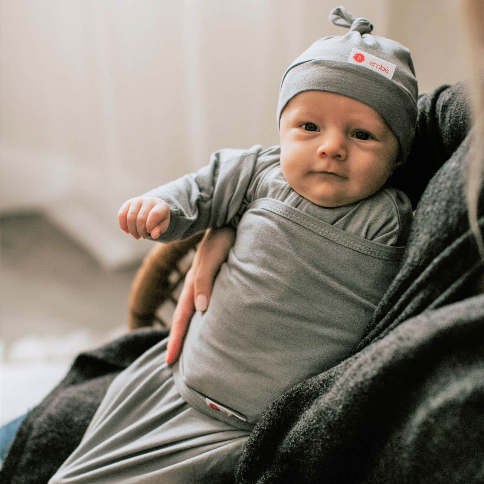 Hat + Long Sleeve Swaddle Bundle