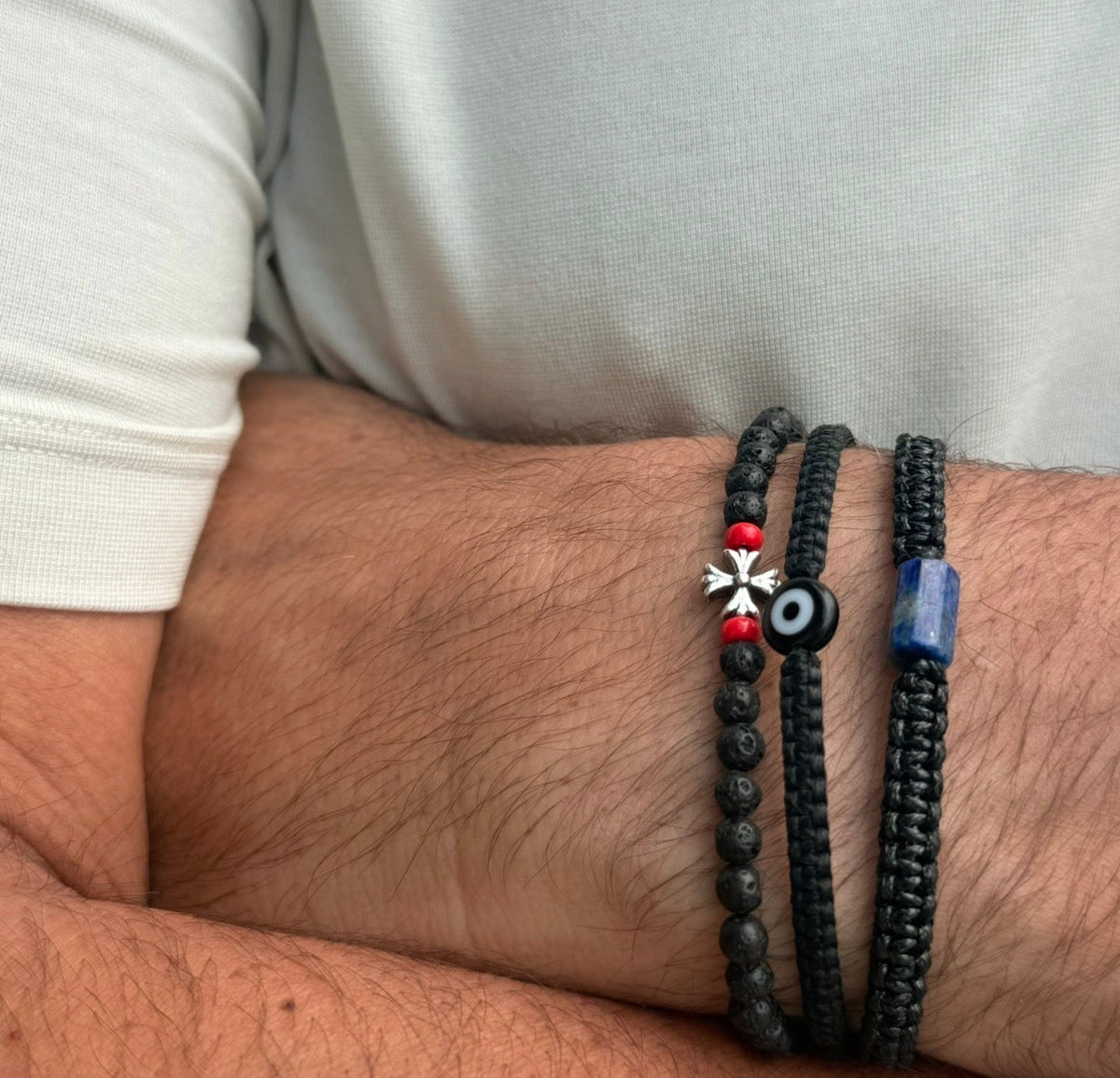 Russell Stone Braided Bracelet