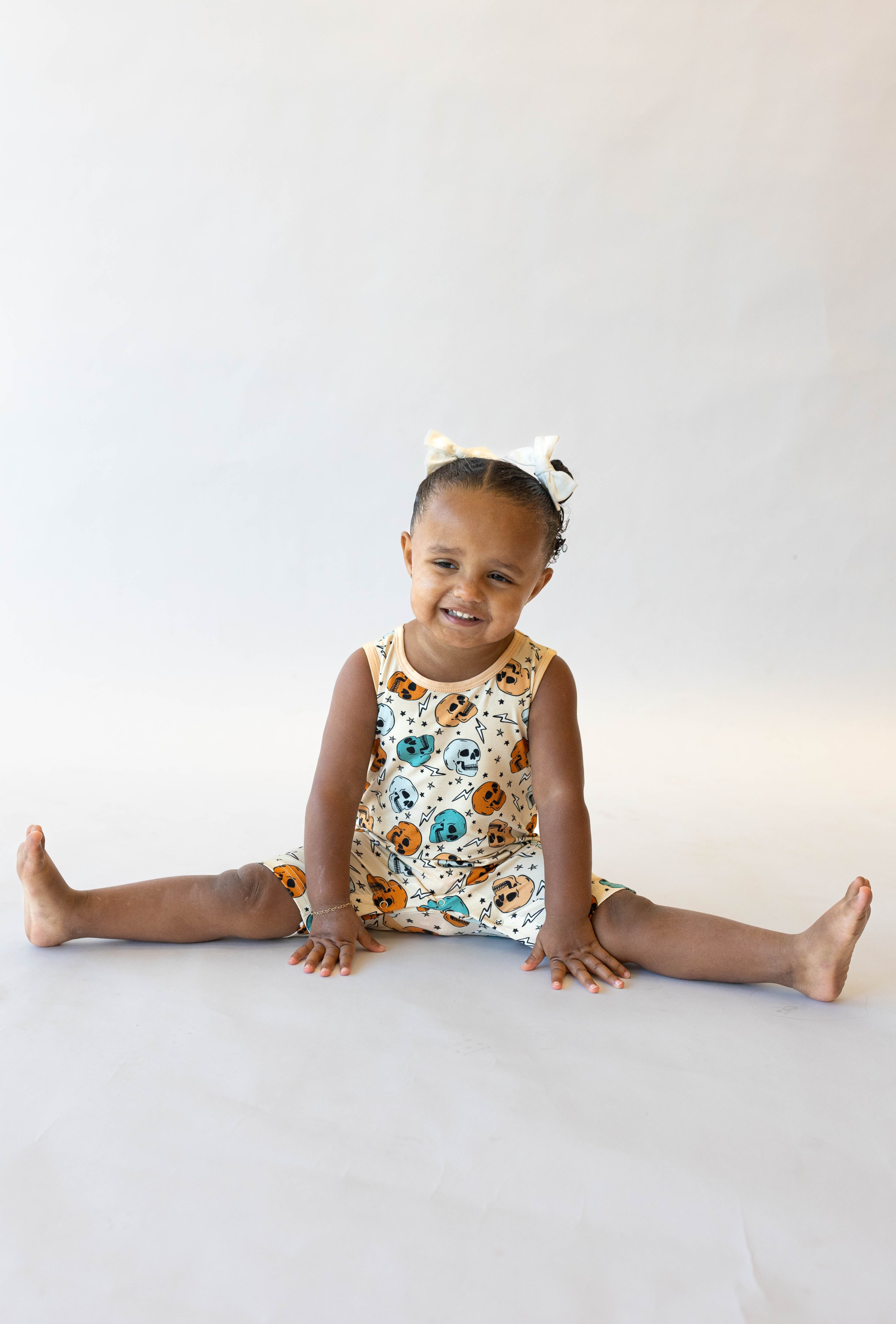 Skulls Shorty Tank Romper