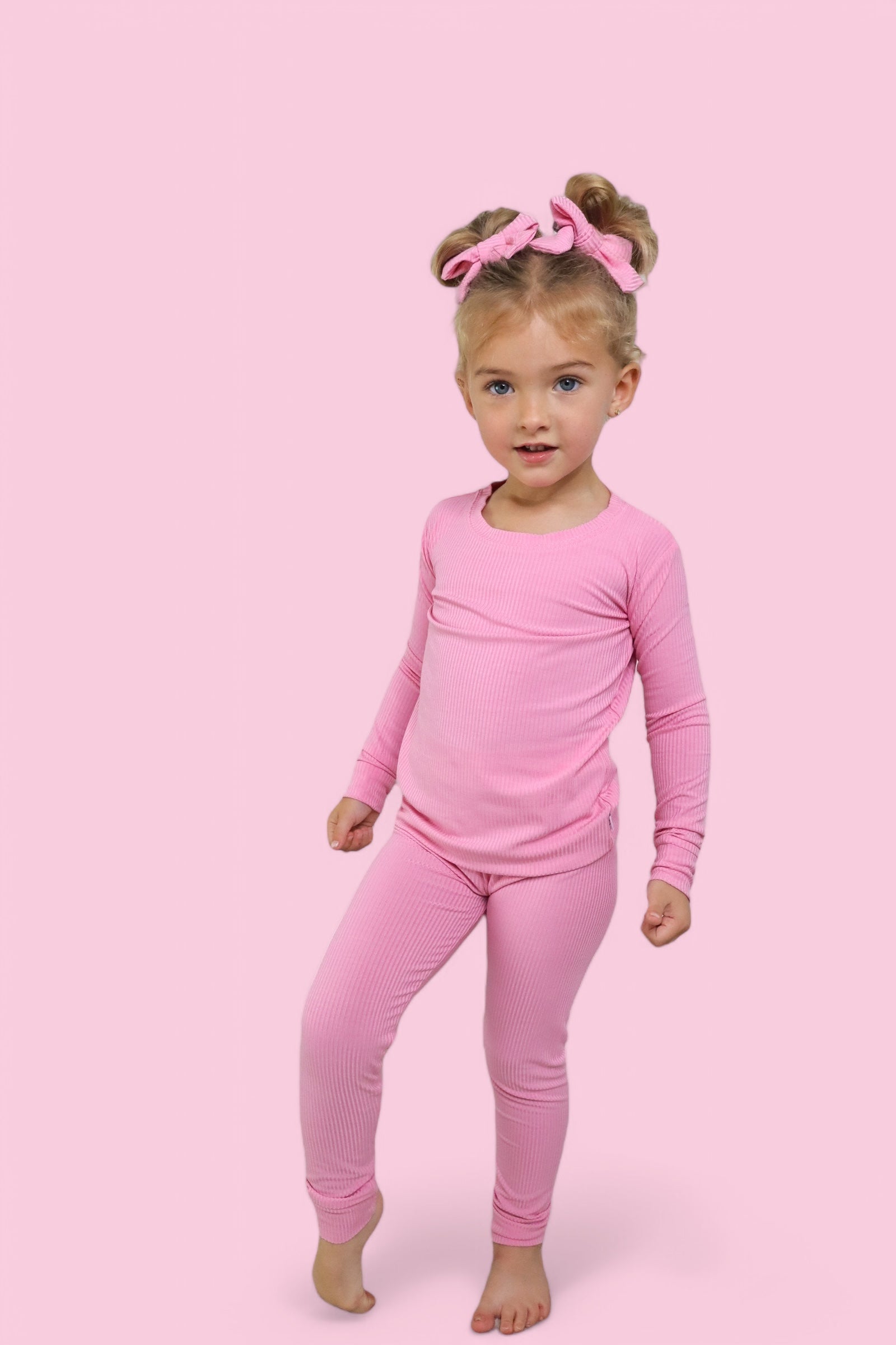 Bella Pink Rib Dream Set