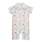 Collared Romper - Little Links
