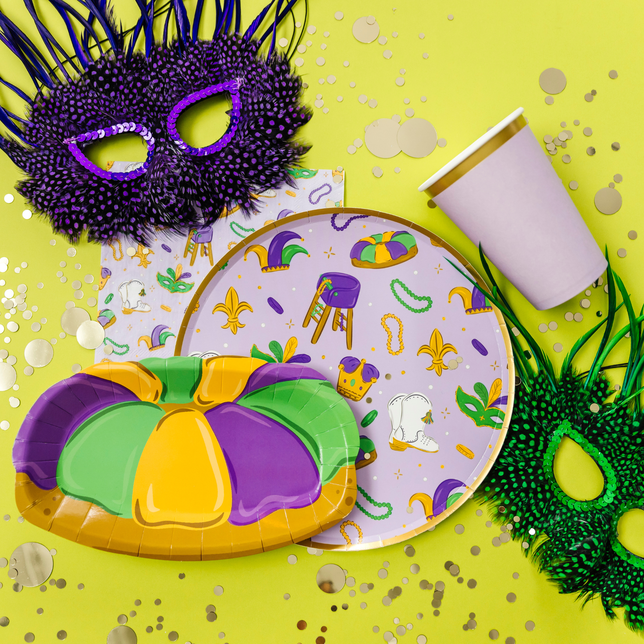 King Cake Party Napkin
