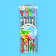 Ocean Animals Stackable Point Pencils - Set Of 6