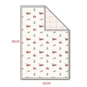 Little Red Truck Quilted Blanket