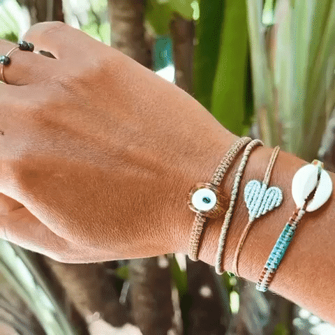 Metallic Heart Bracelet