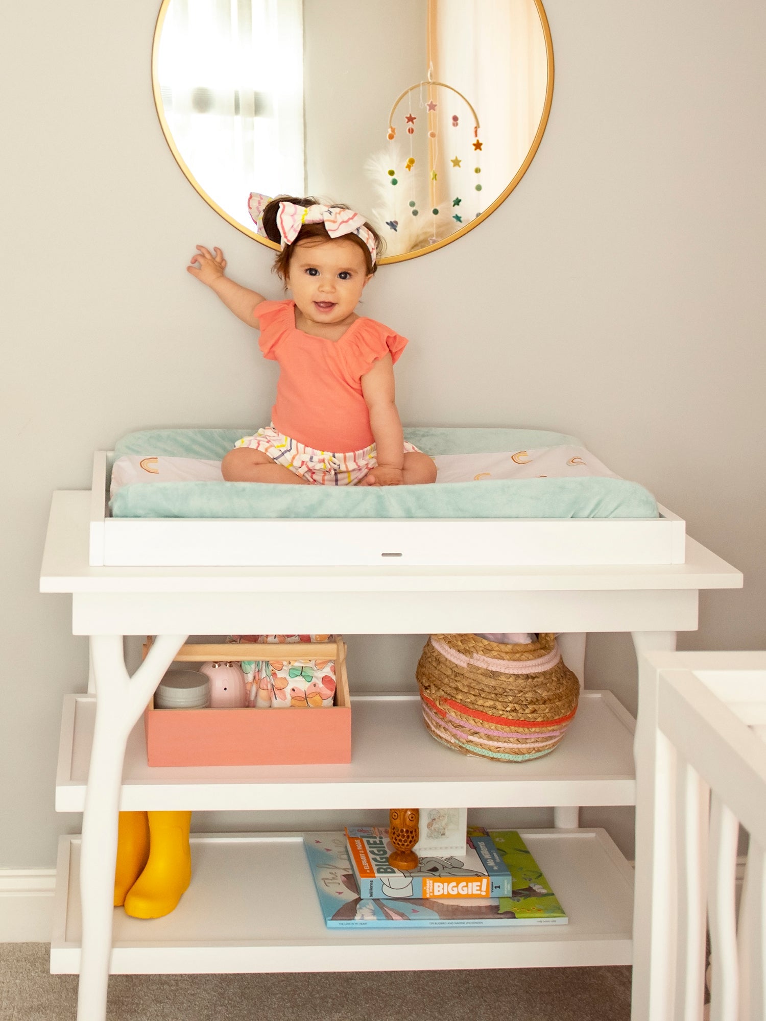 Branch Open Shelf Changing Table