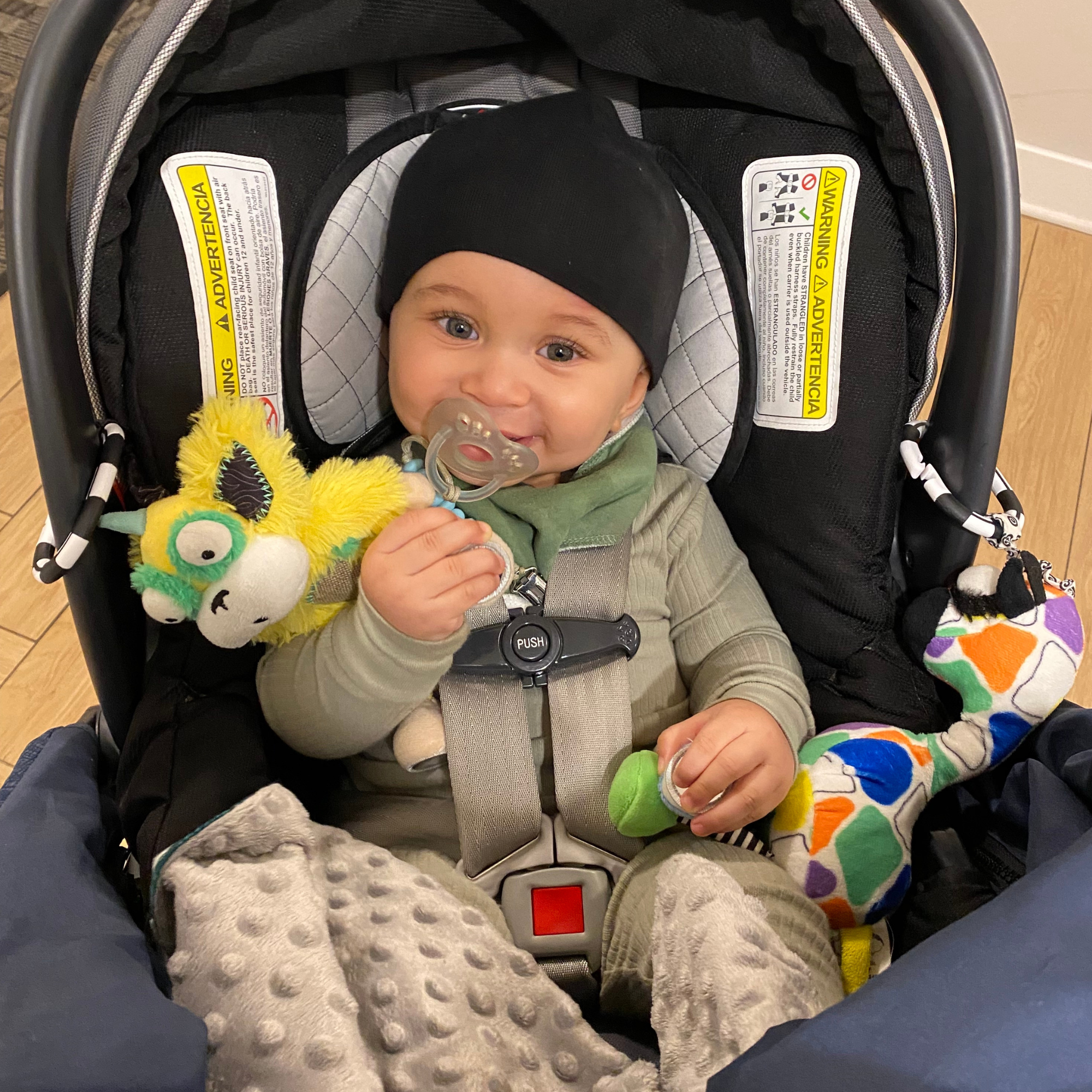 Marley The Horn Headed Monkey Chime & See Hanging Activity Toy