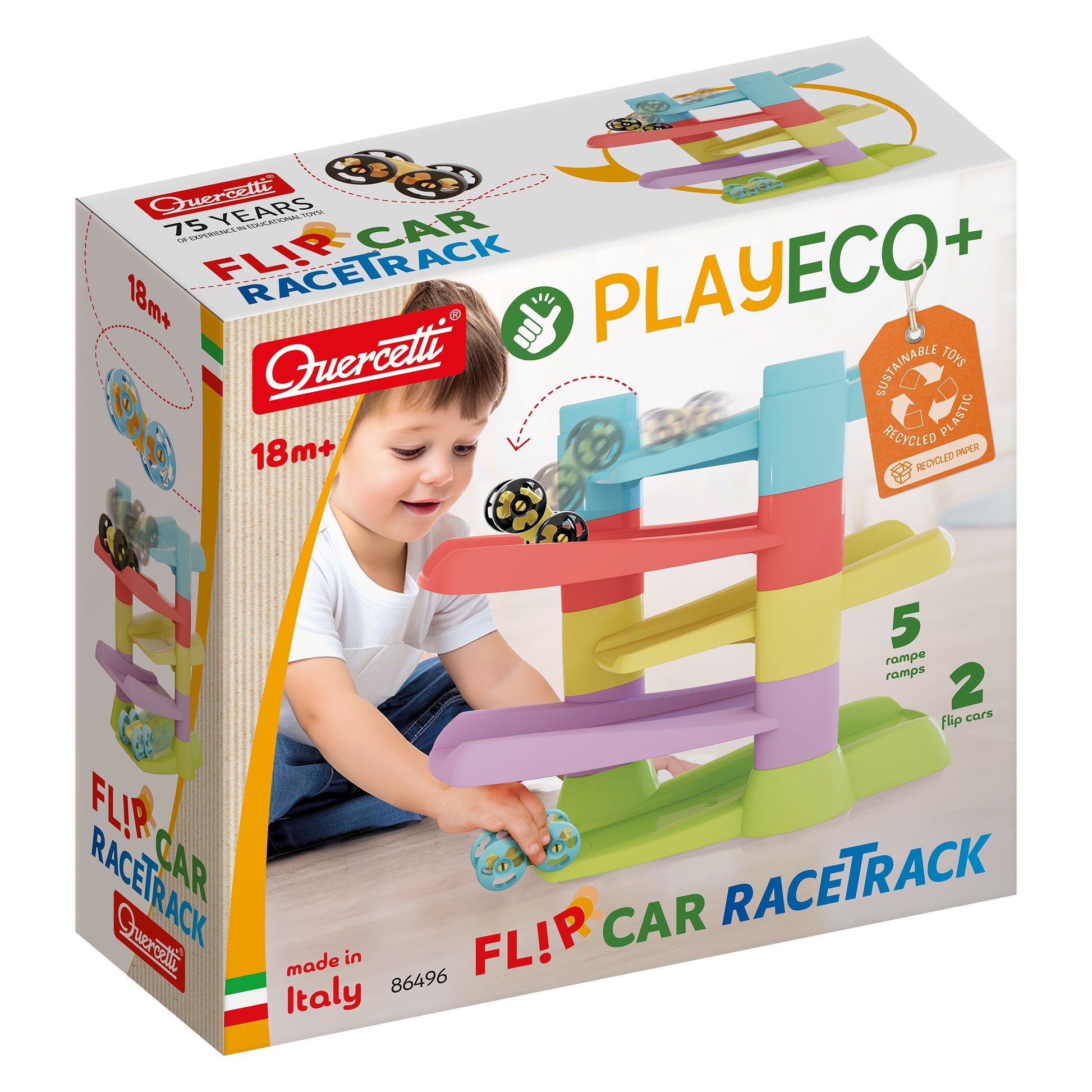 Flip Car Race Track Play Eco+
