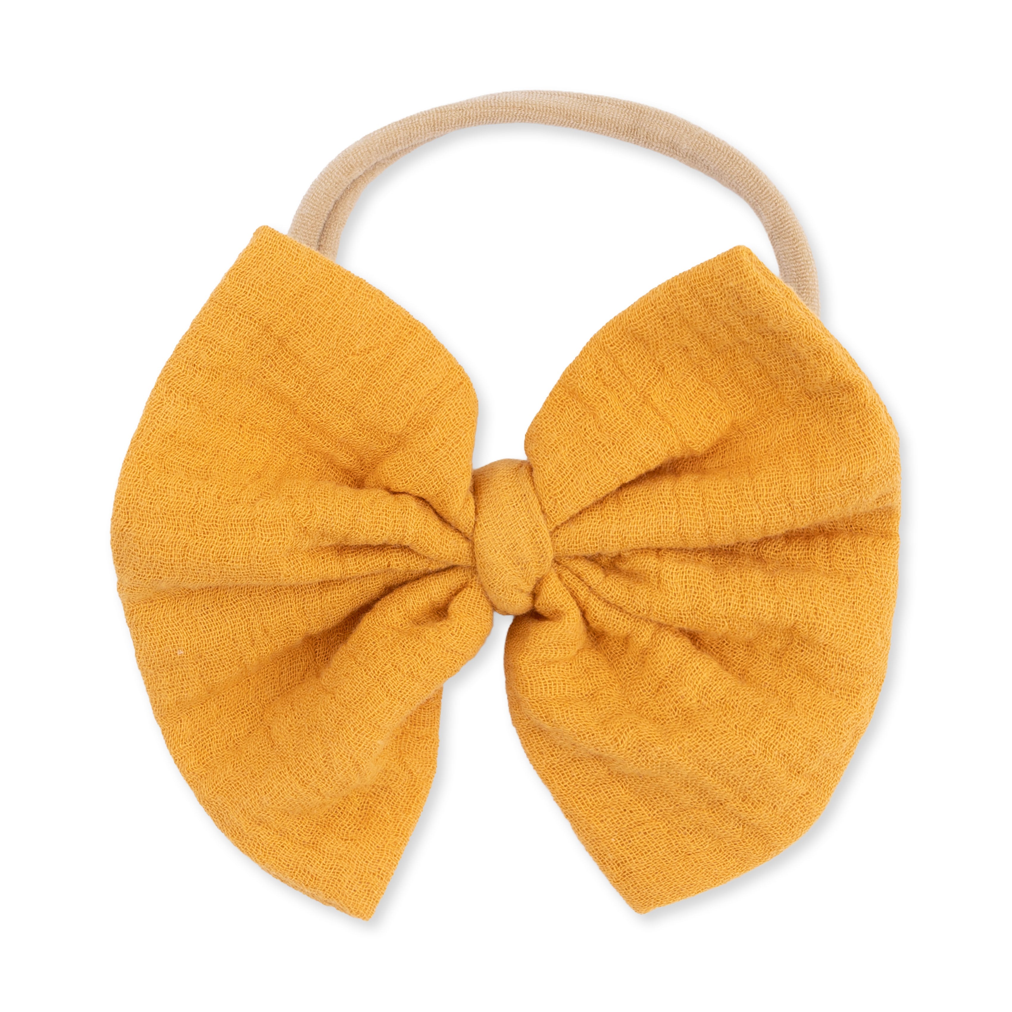 Baby Sunflower - Bow On Headband