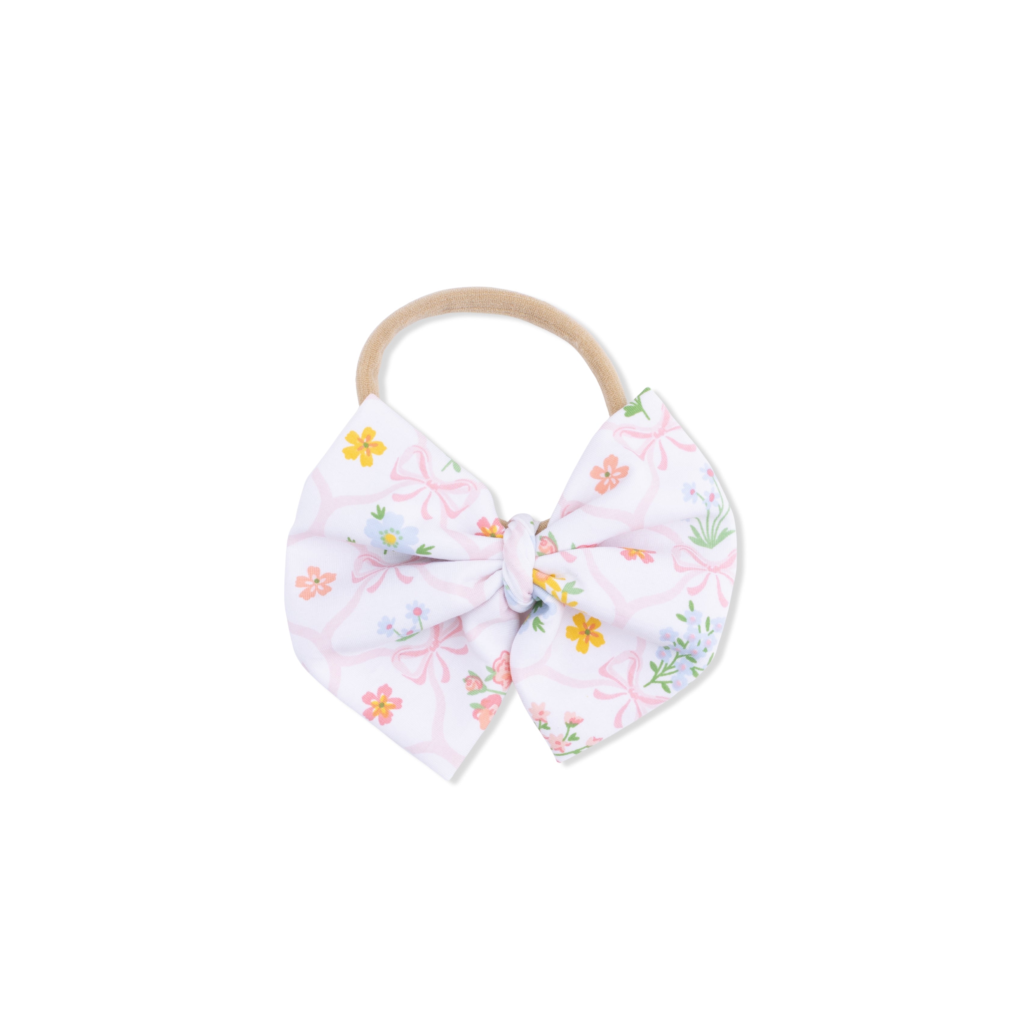 Spring Blooms Bow Trellis - Bow On Headband