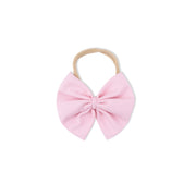 Solid Candy Pink - Bow On Headband