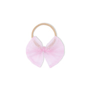Solid Romance Rose - Bow On Headband