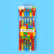 Brick Stackable Point Pencils - Set Of 6