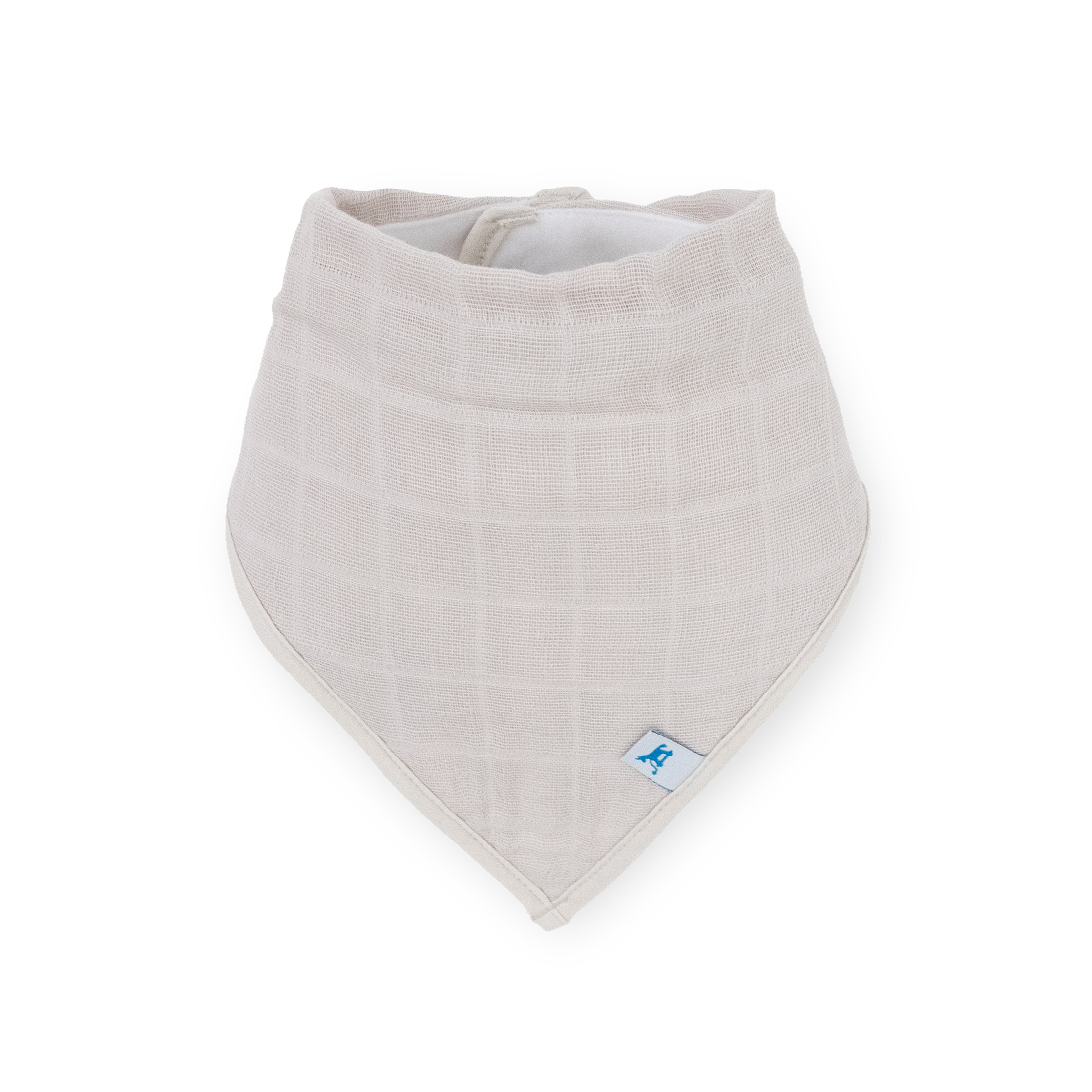 Cotton Muslin + Fleece Bandana Bib 4 Pack - Mauve Stripe