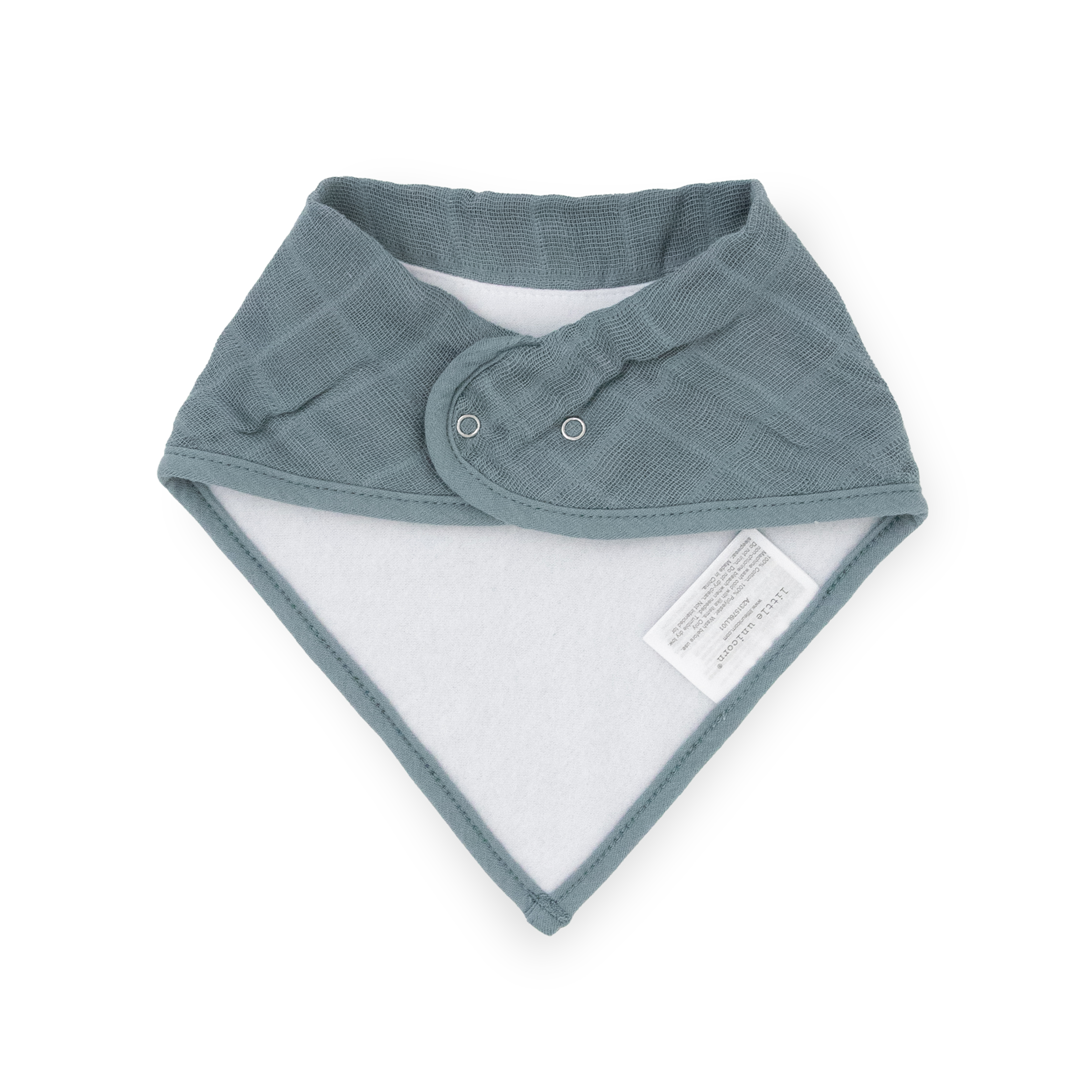 Cotton Muslin + Fleece Bandana Bib 4 Pack - Mauve Stripe