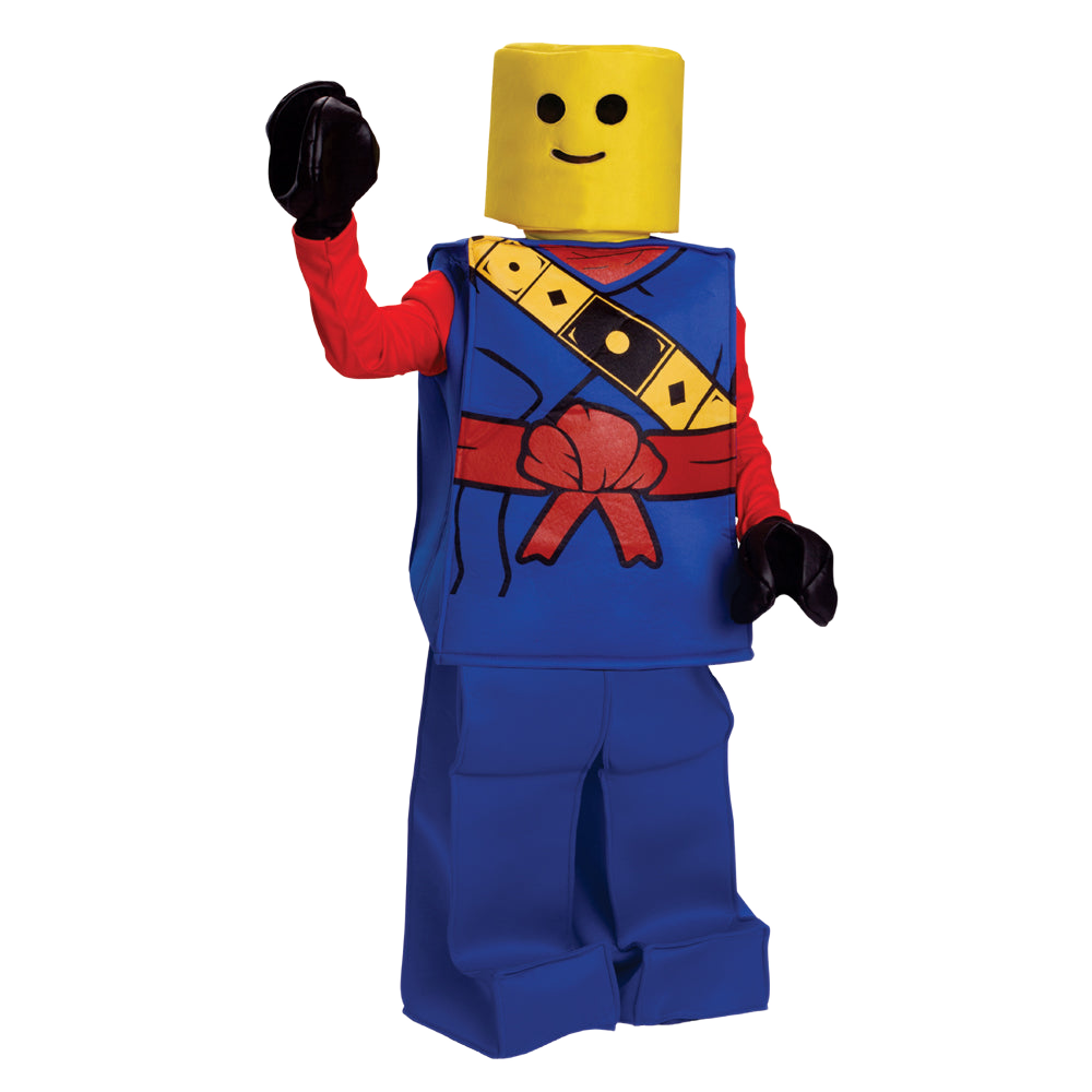 Toy Block Ninja Costume - Blue - Kids