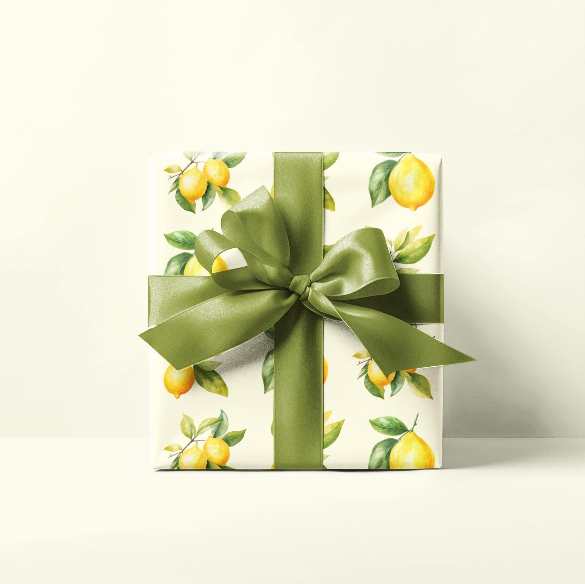 Lemon Pattern Wrapping Paper