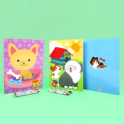 Dogs And Puppies Coloring Books With Crayons - Set Of 6 Or 12