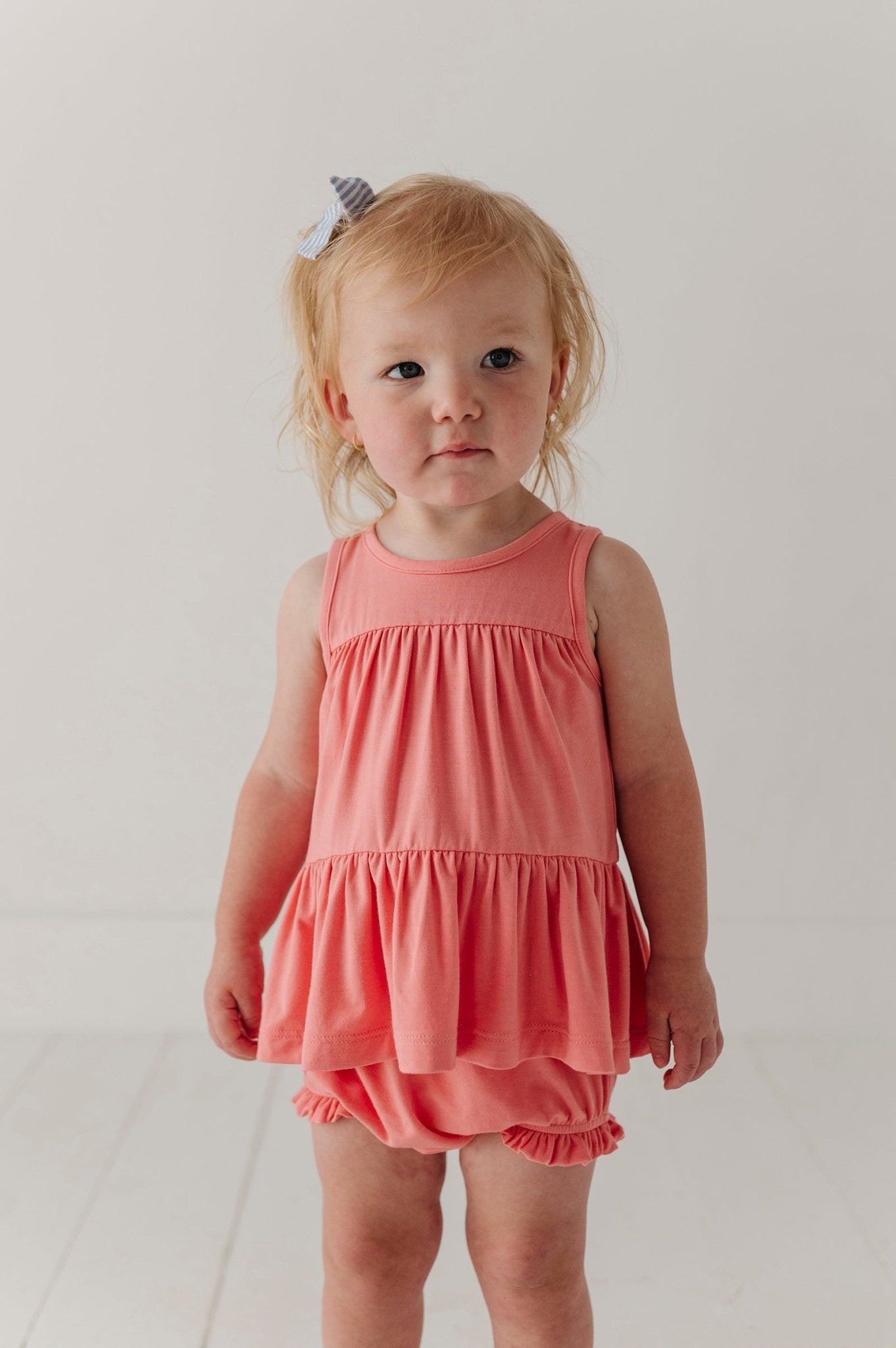 Baby Girl Double Peplum & Bloomer Set