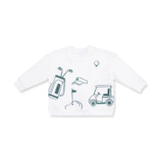 Golf - Drop Sleeve Sweatshirt White
