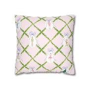 Nutcracker Ballet Velvet Pillow Cover